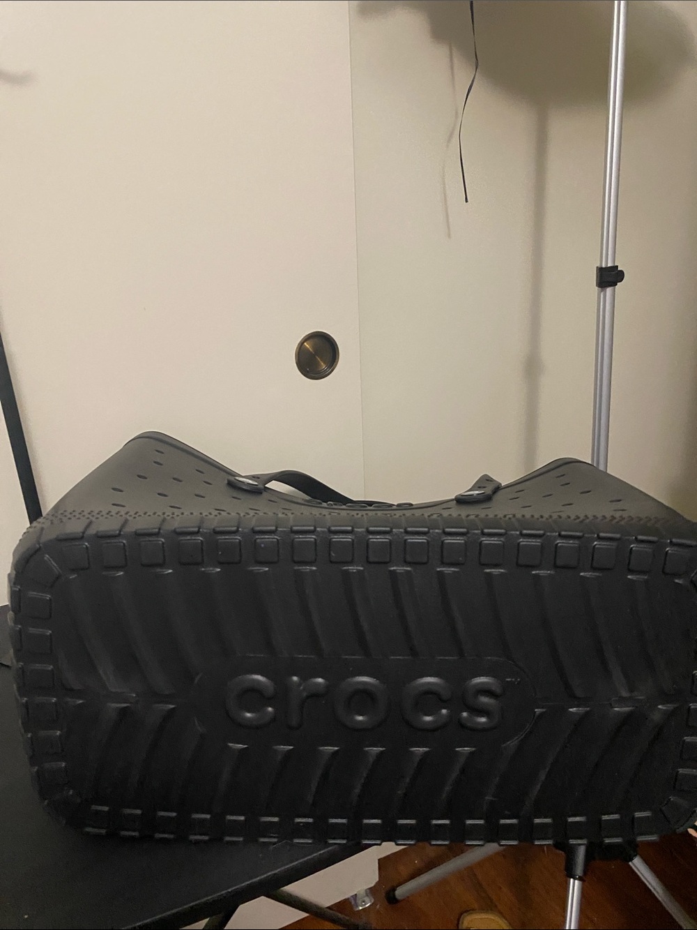 CROCS Large Black Perforated Tote - Picture 7 of 11